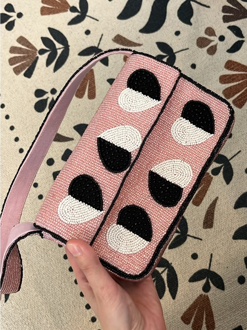 Pink Anthropologie Fiona purse